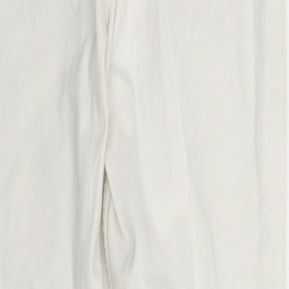 Topshop Womens White  Denim Jegging Jeans Size 28 in L25 in