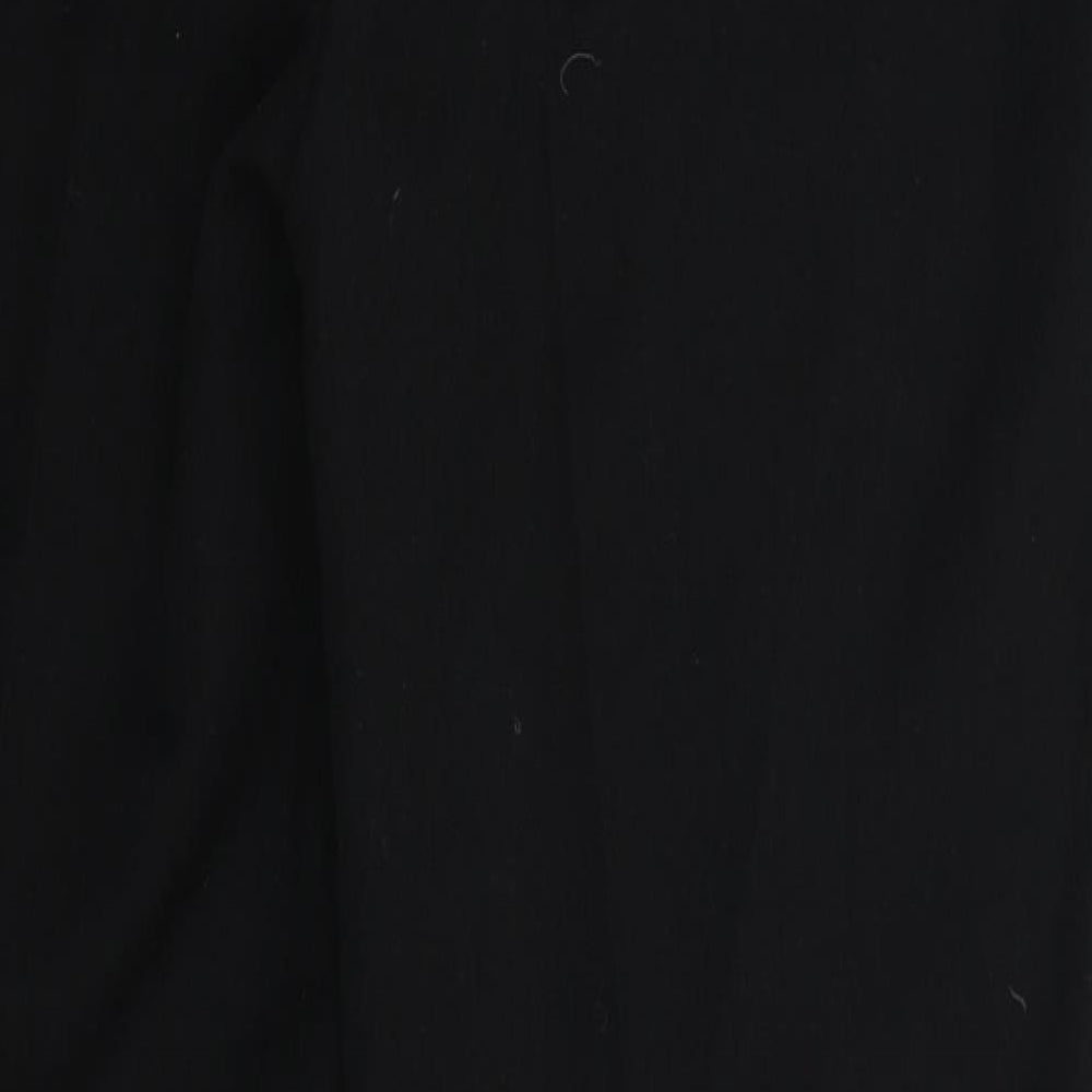 Papaya Womens Black   Trousers  Size 12 L29 in