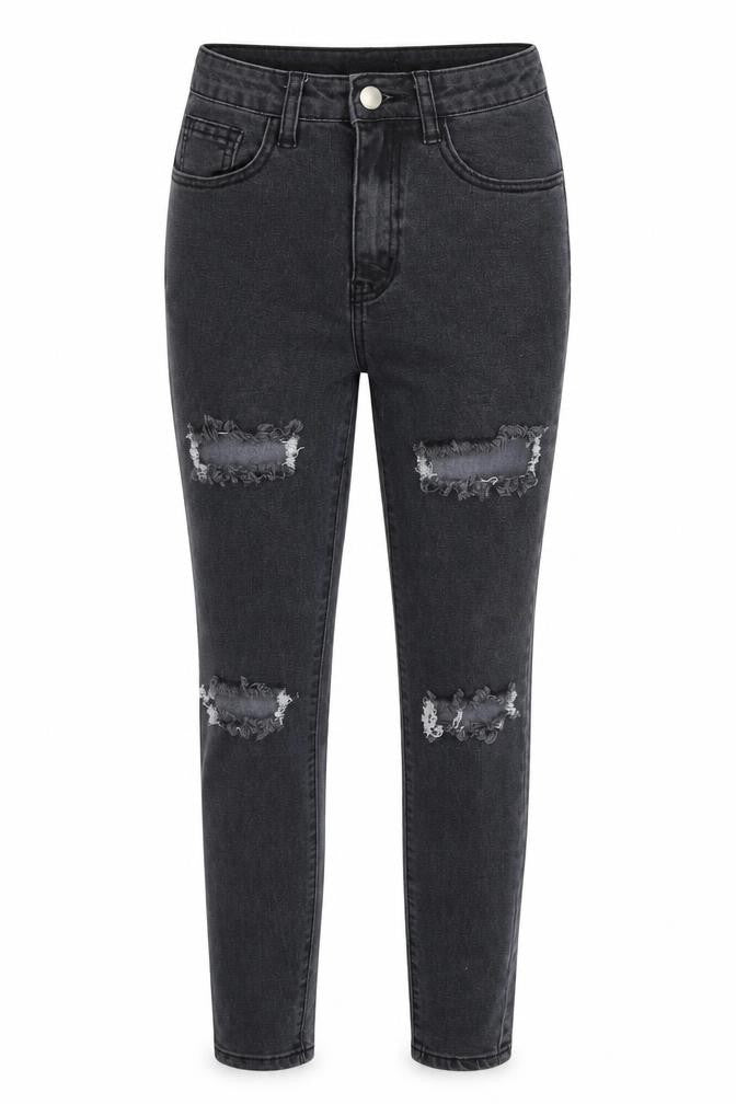 Momokrom Womens Grey  Denim Jegging Jeans Size S L25 in