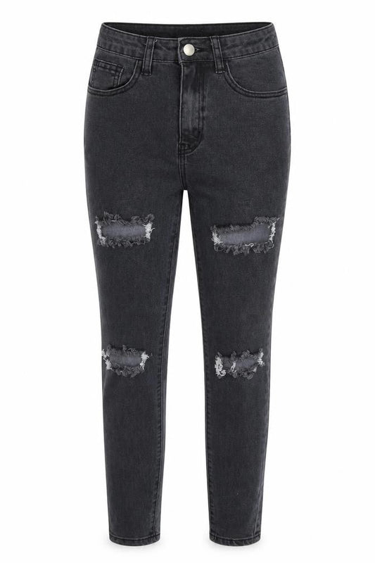 Momokrom Womens Grey  Denim Jegging Jeans Size S L25 in