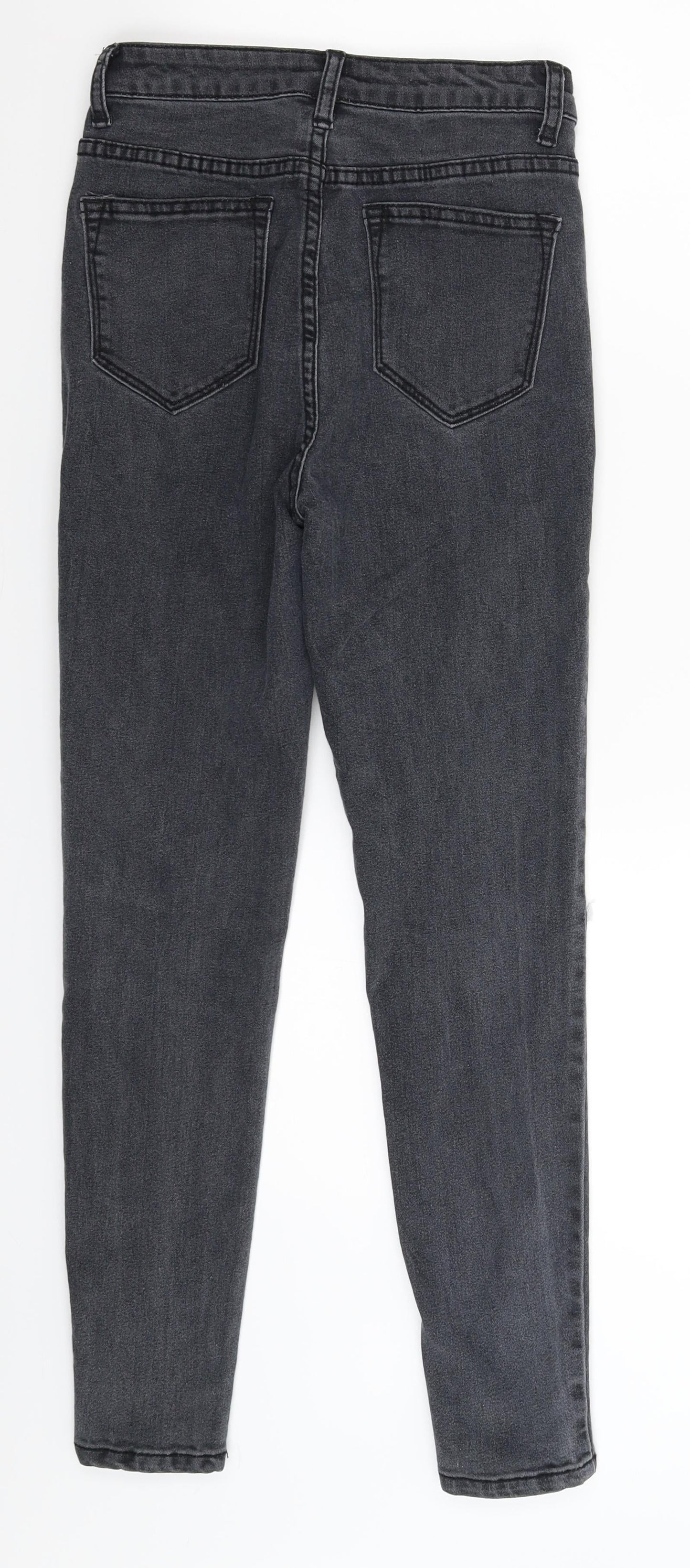Momokrom Womens Grey  Denim Jegging Jeans Size S L25 in
