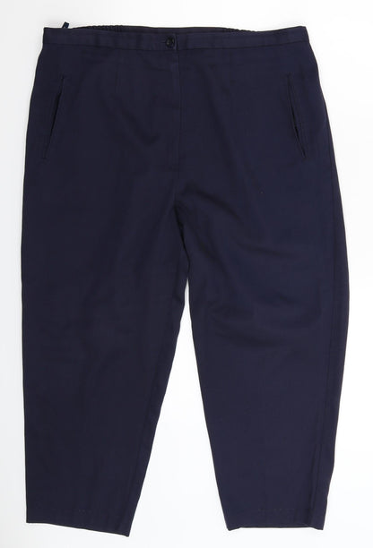 Essence Womens Blue   Trousers  Size 36 in L25 in
