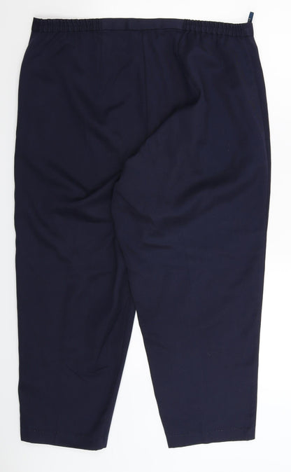 Essence Womens Blue   Trousers  Size 36 in L25 in