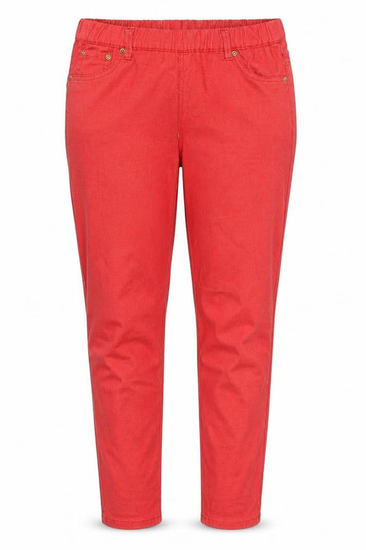 Denim Co Womens Red  Denim Jegging Jeans Size 12 L31 in
