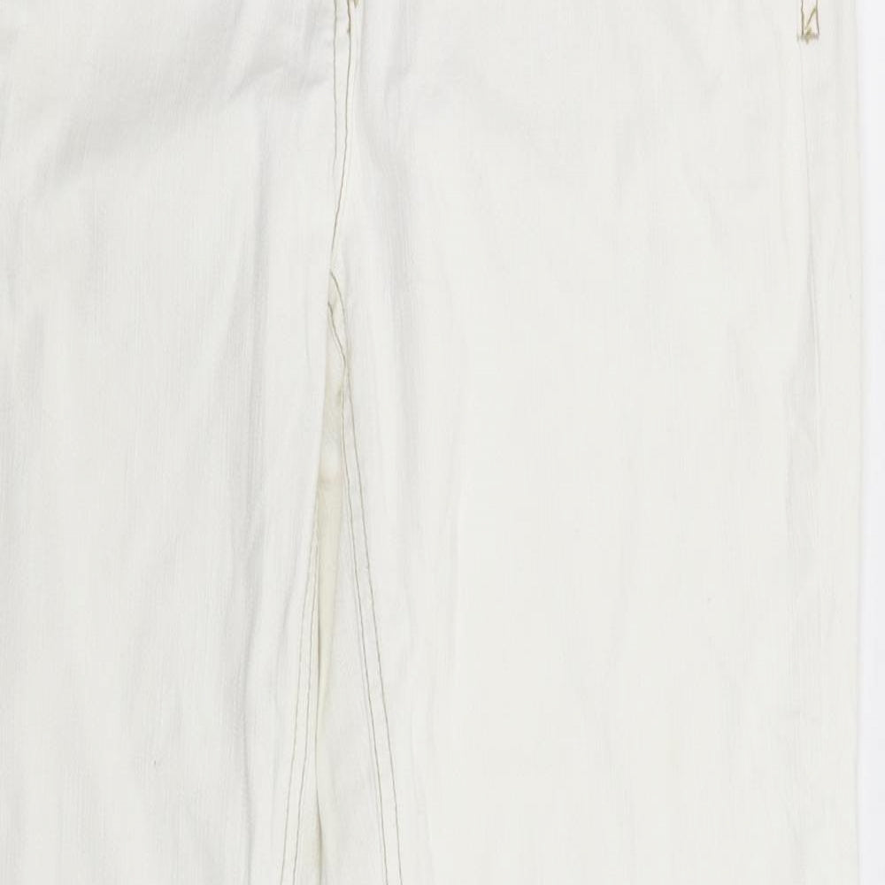 Cecil Womens White  Denim Straight Jeans Size 28 in L32 in