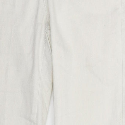 Preloved Denim Co Womens White  Denim Jegging Jeans Size 10 L29 in - Detail
