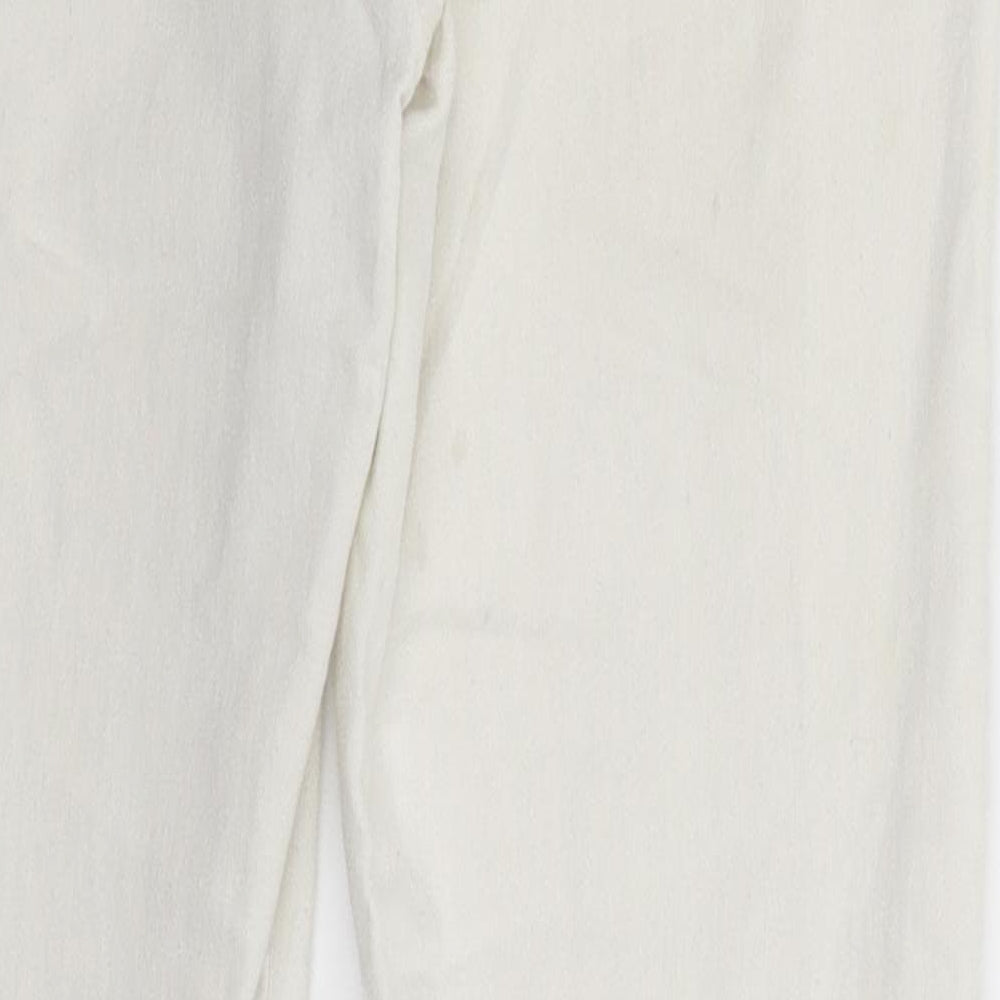 Denim Co Womens White  Denim Jegging Jeans Size 10 L29 in