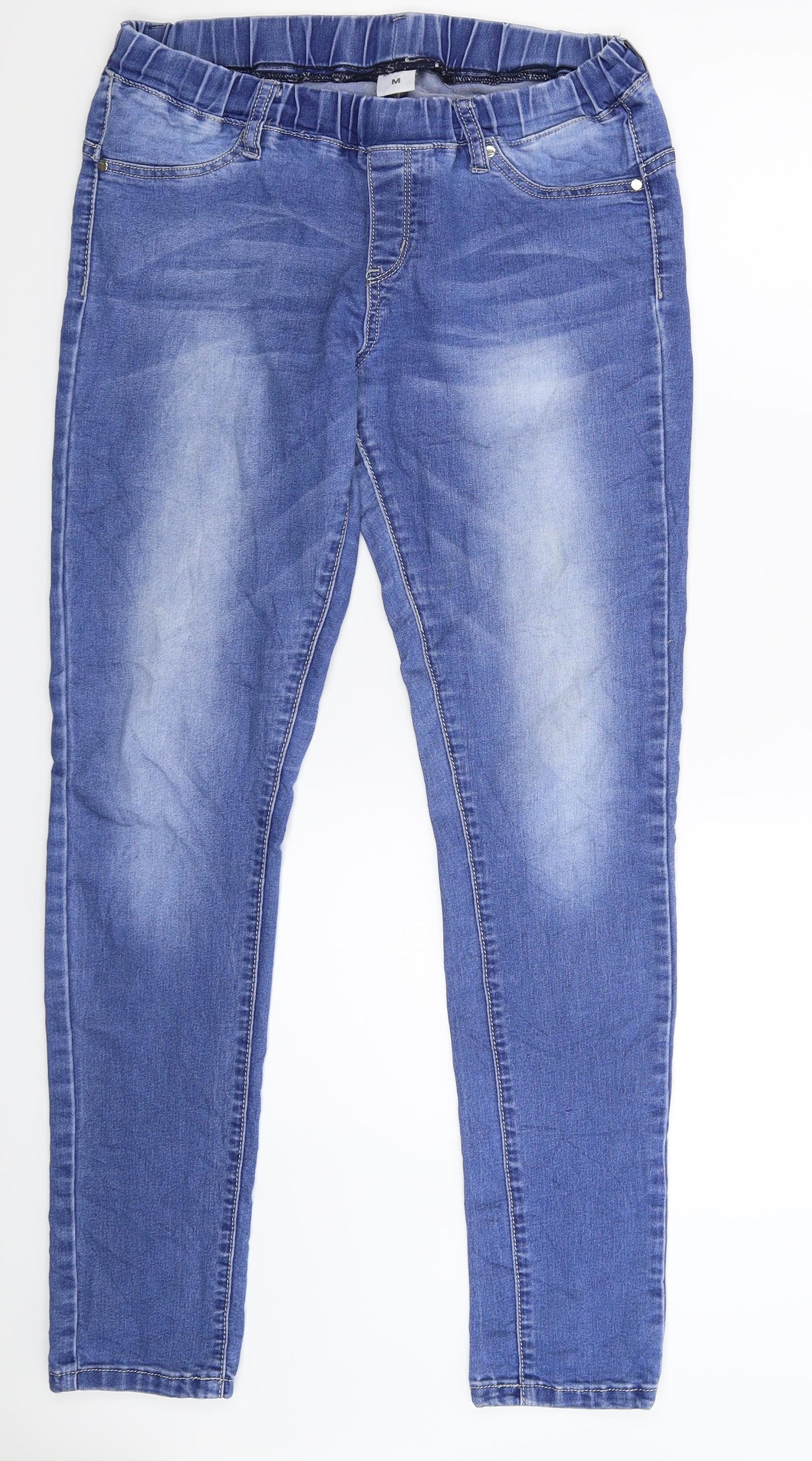 Preworn Womens Blue  Denim Jegging Jeans Size M L32 in