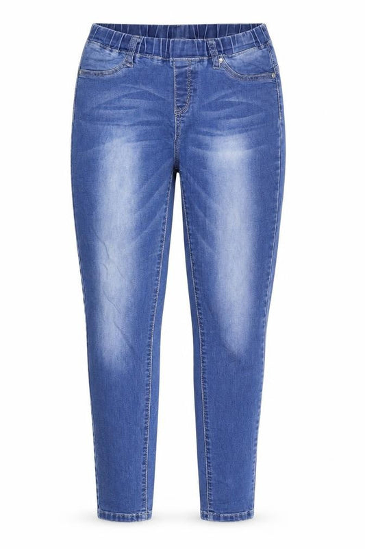 Preworn Womens Blue  Denim Jegging Jeans Size M L32 in