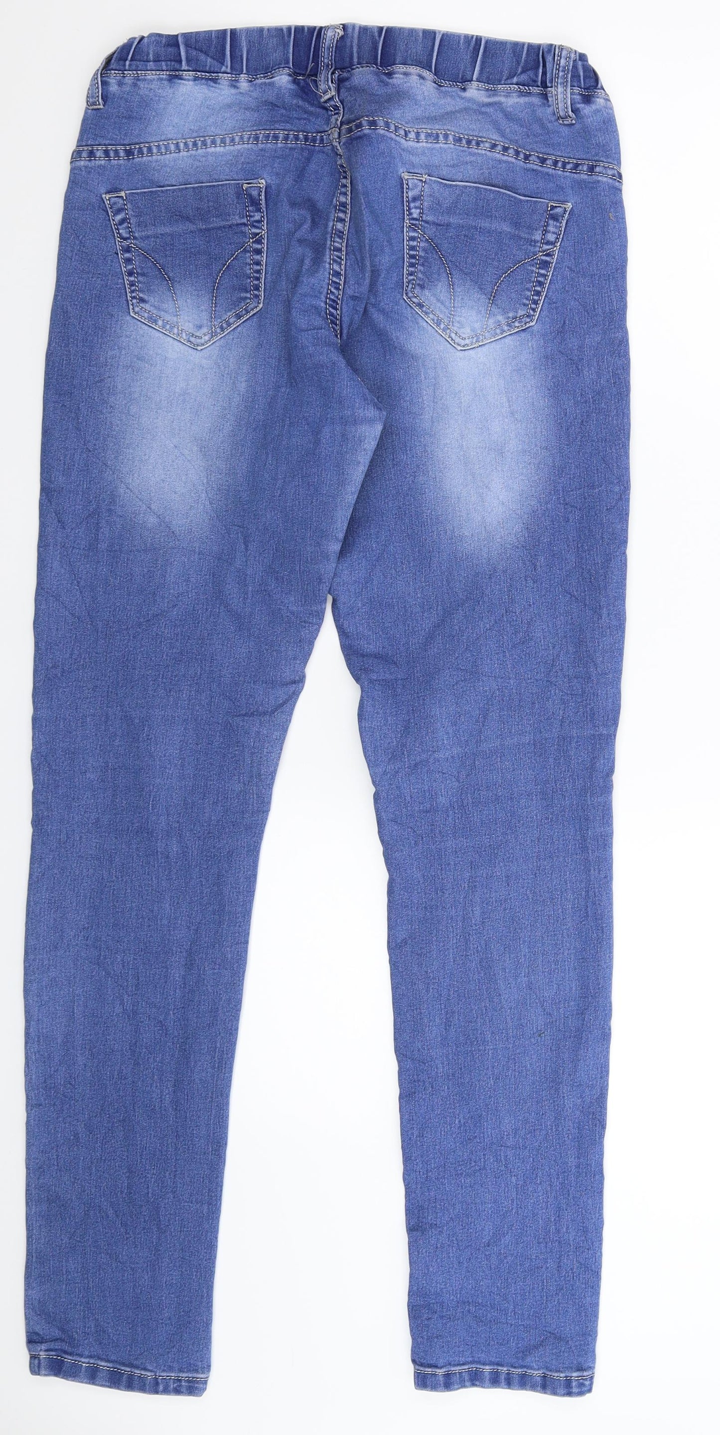 Preworn Womens Blue  Denim Jegging Jeans Size M L32 in