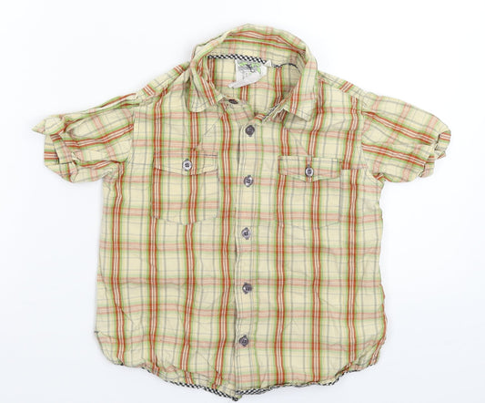 Adleigh Boys Multicoloured Check  Basic Button-Up Size 5-6 Years