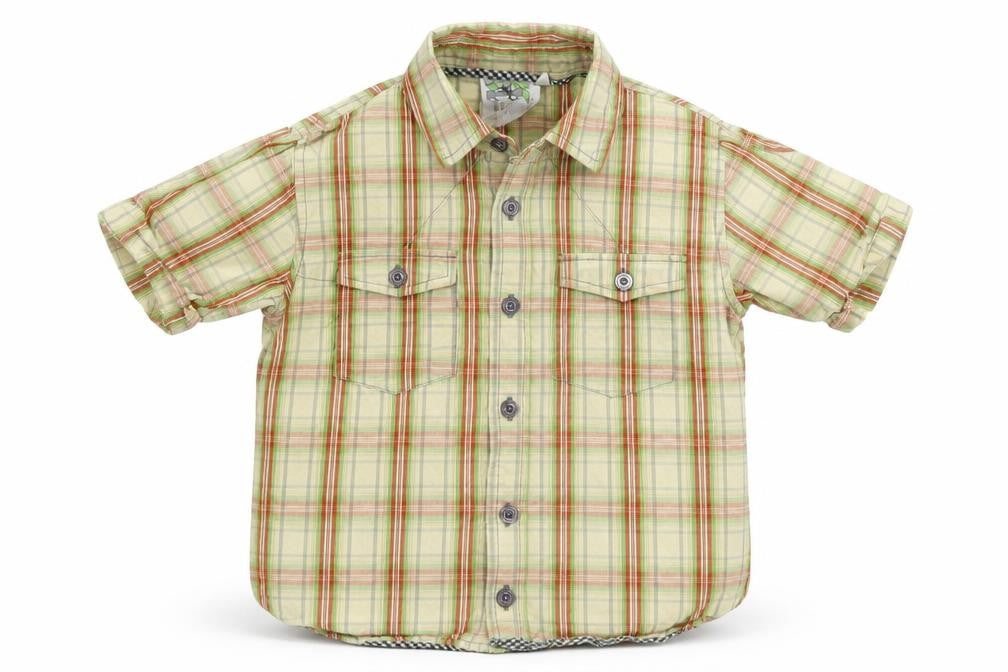 Adleigh Boys Multicoloured Check  Basic Button-Up Size 5-6 Years