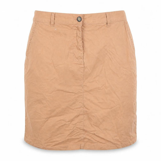 Capsule Womens Beige Straight & Pencil Skirt Size 14