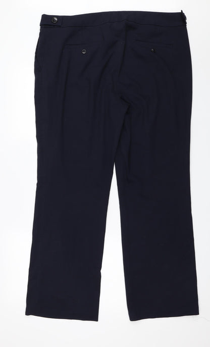 NEXT Womens Blue   Trousers  Size 8 L30 in