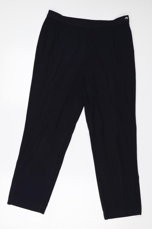 Marks & Spencer Womens Blue   Trousers  Size 12 L25 in