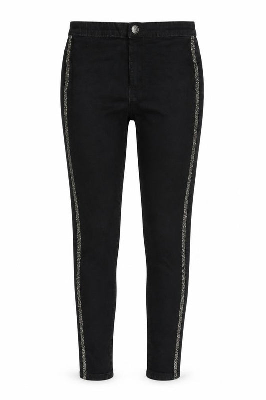 Denim & Co. Womens Black  Denim Skinny Jeans Size 6 L27 in
