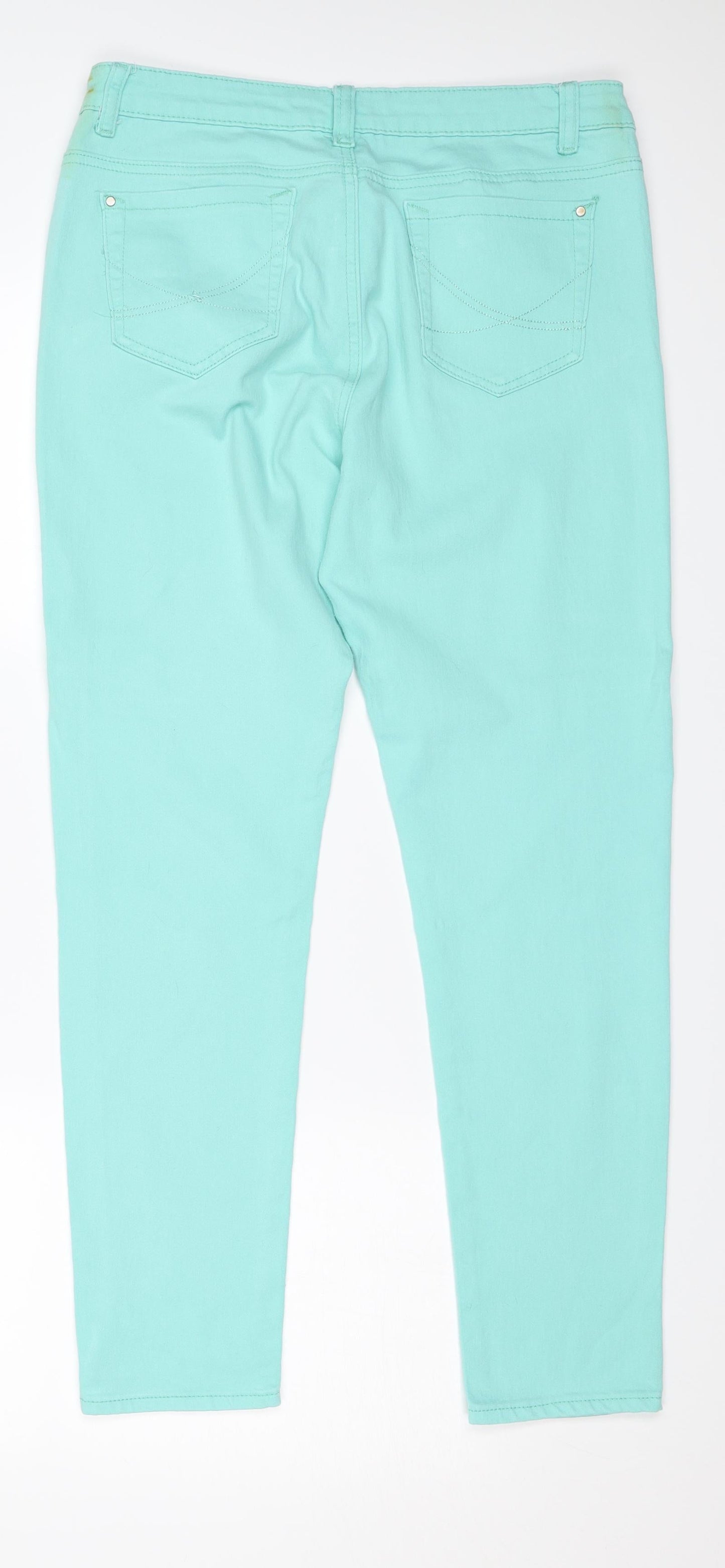 Originals Womens Green   Skinny Jeans Size 12 L27 in