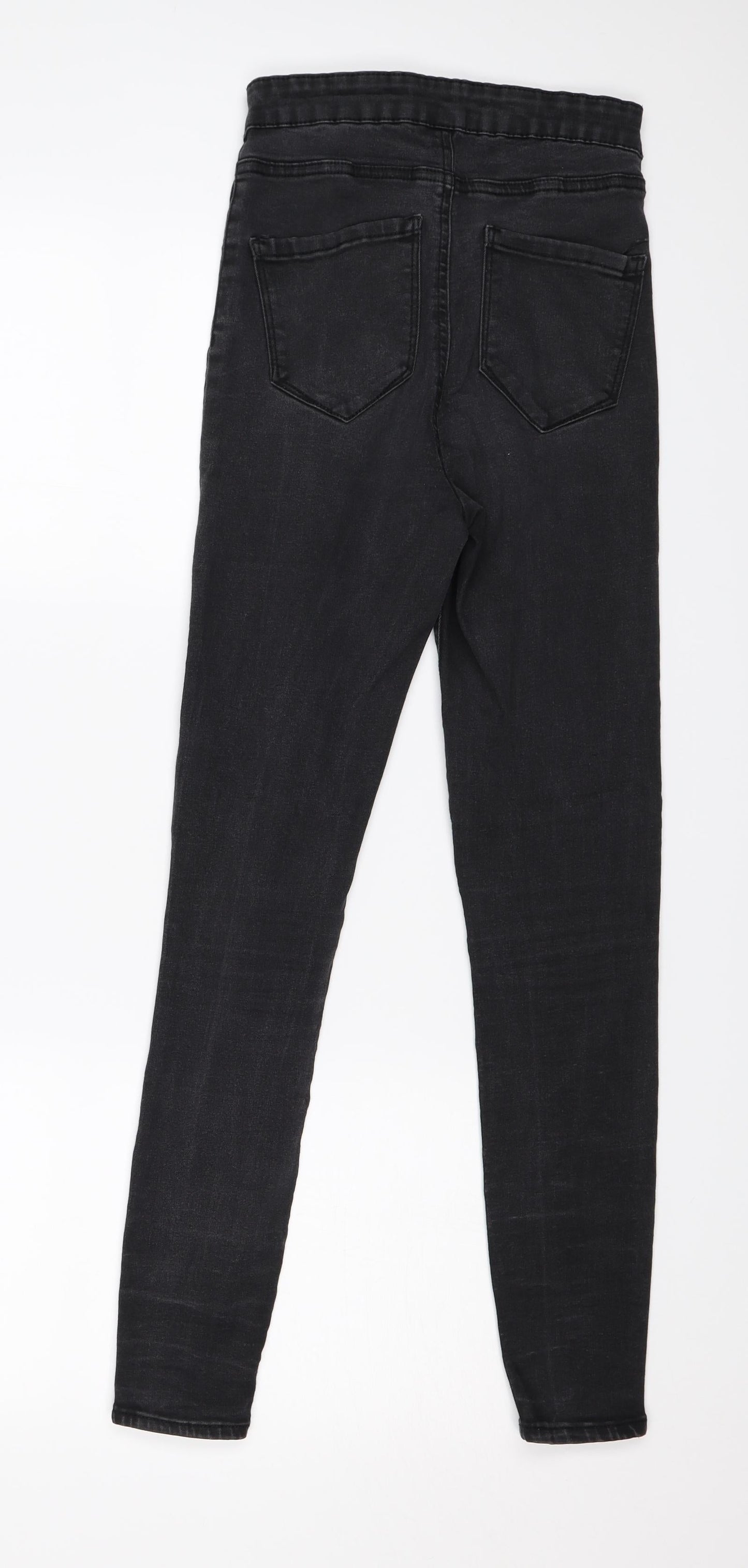 Denim & Co. Womens Black  Denim Skinny Jeans Size 8 L26 in