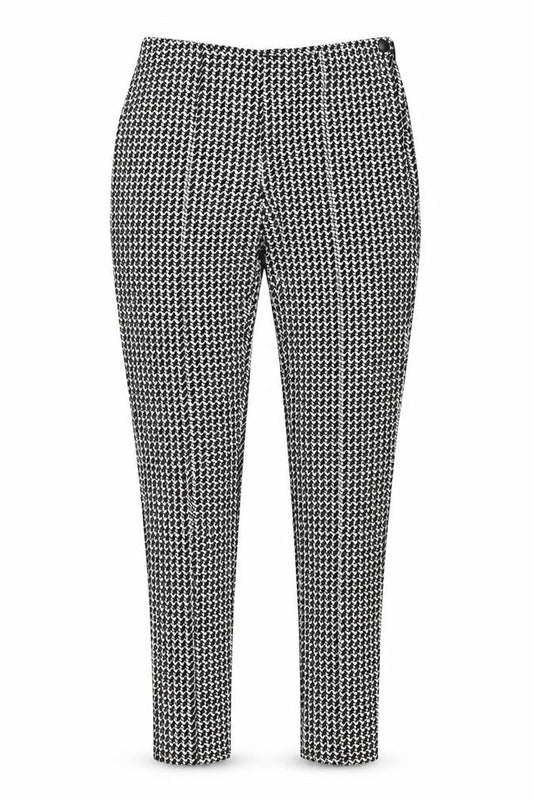 Atmosphere Womens Black Argyle/Diamond  Trousers  Size 8 L28 in