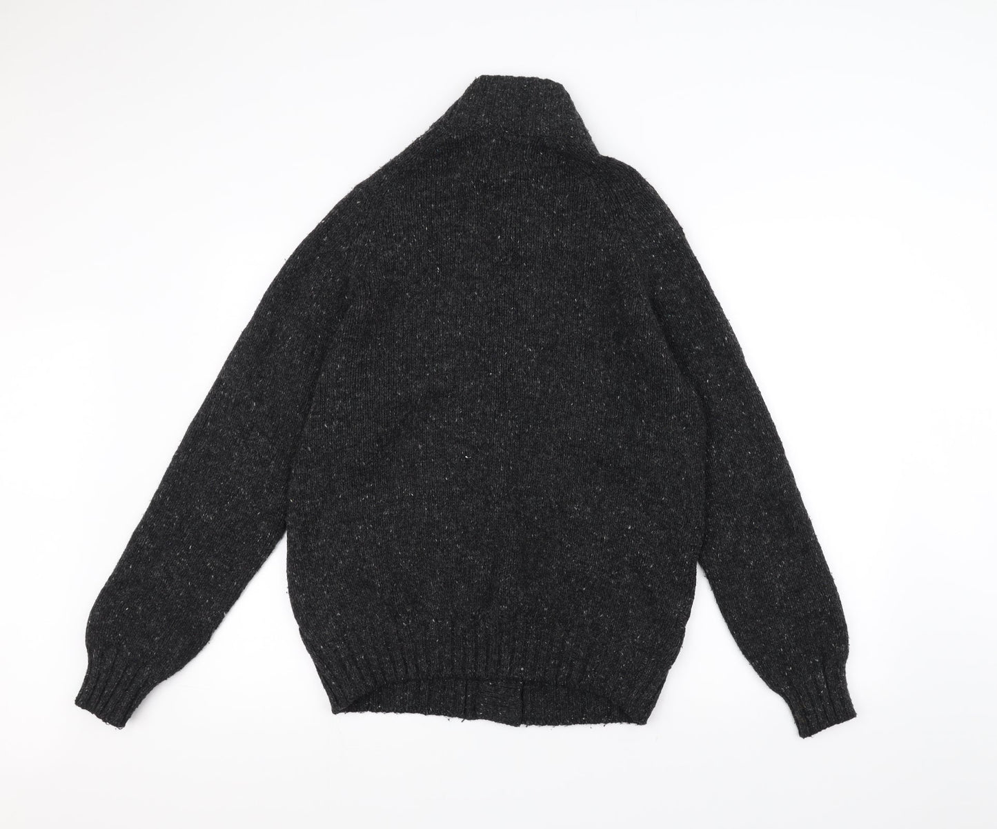 Marks and Spencer Mens Black  Knit Jacket Coatigan Size M