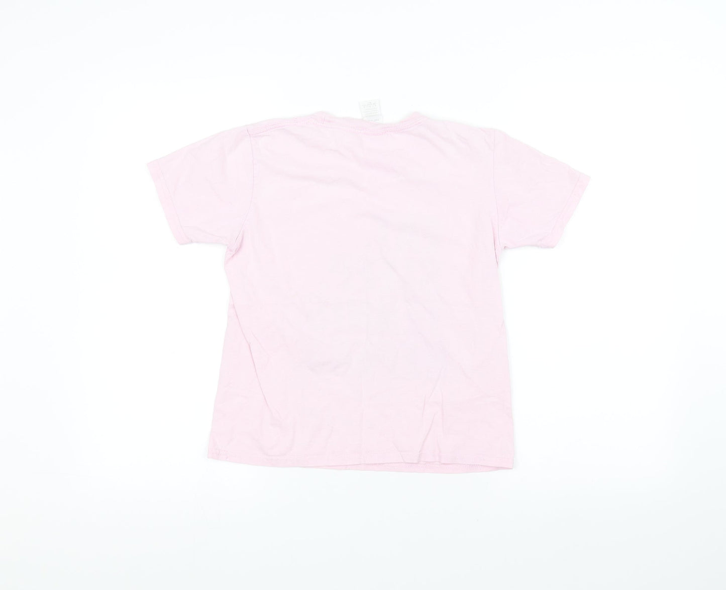 Gilden Girls Pink   Basic T-Shirt Size L