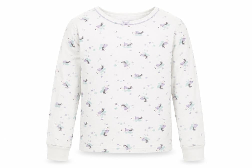 Lily & dan Girls White   Basic T-Shirt Size 9-10 Years