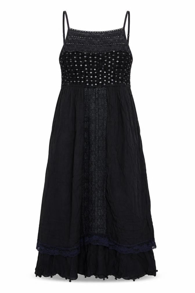 Preworn Womens Black   Fit & Flare  Size 8