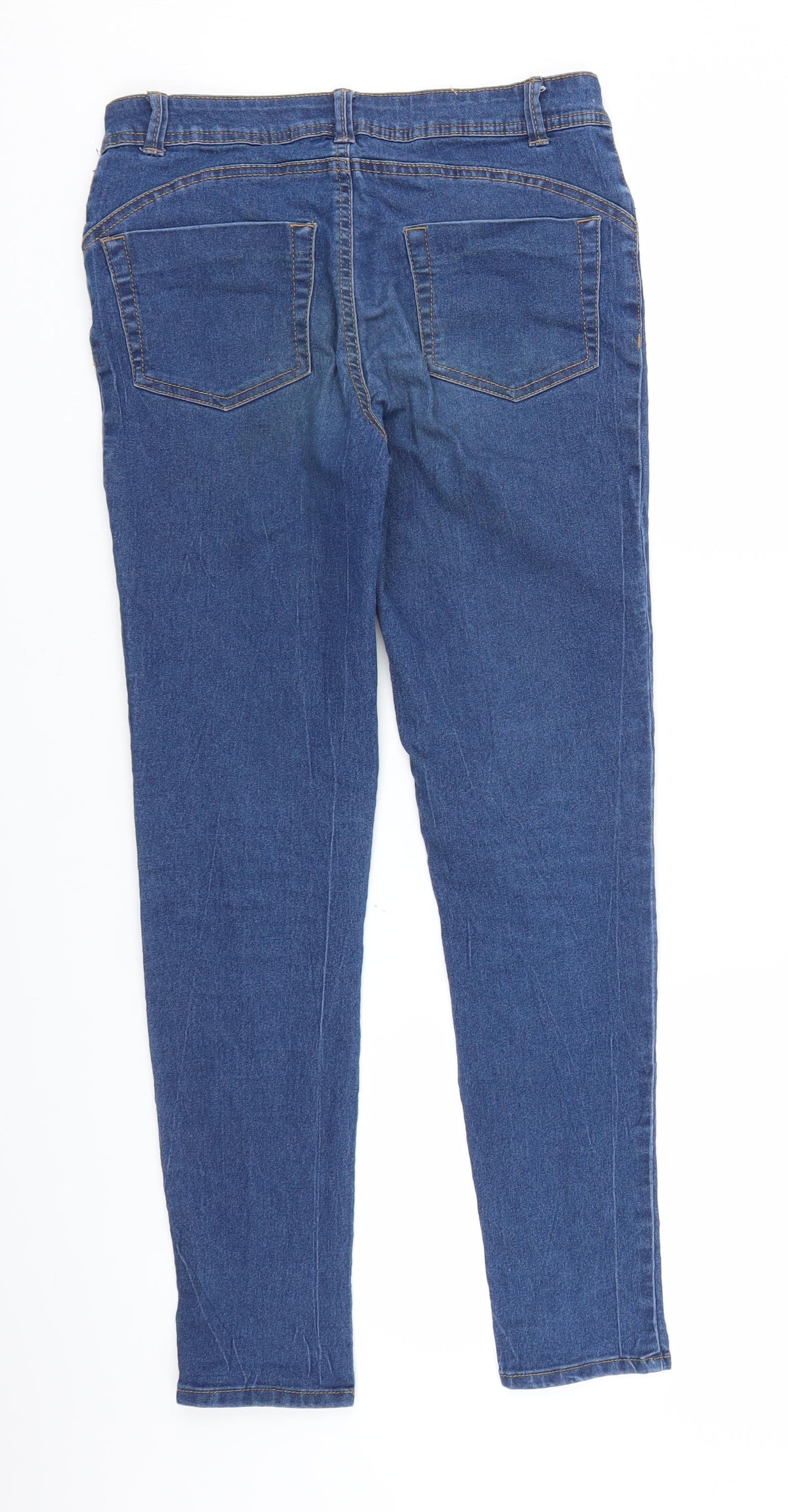 In Extenso Womens Blue  Denim Straight Jeans Size 28 in L27 in