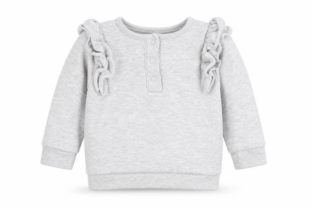 m&s Girls Grey   Basic T-Shirt Size 3-6 Months