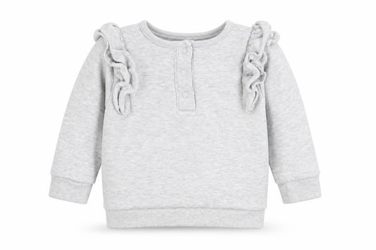 m&s Girls Grey   Basic T-Shirt Size 3-6 Months