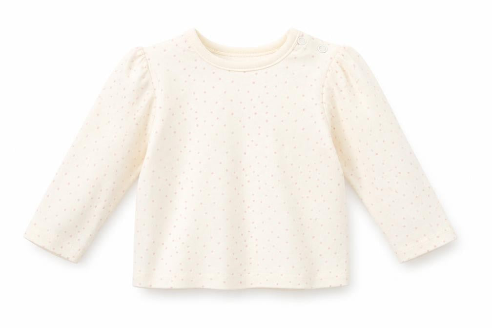 diney Girls Beige   Basic T-Shirt Size 3-6 Months