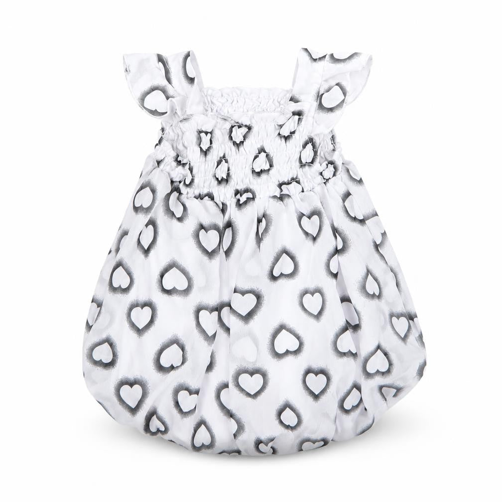 bon beb Girls Grey Animal Print  A-Line  Size 6-9 Months