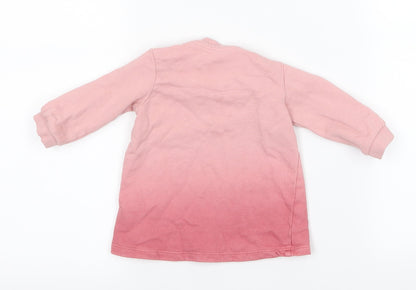 F&F Girls Pink   Pullover Jumper Size 3-6 Months