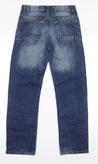 Primark Womens Blue   Bootcut Jeans Size 16 L25 in