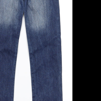 Primark Womens Blue   Bootcut Jeans Size 16 L25 in