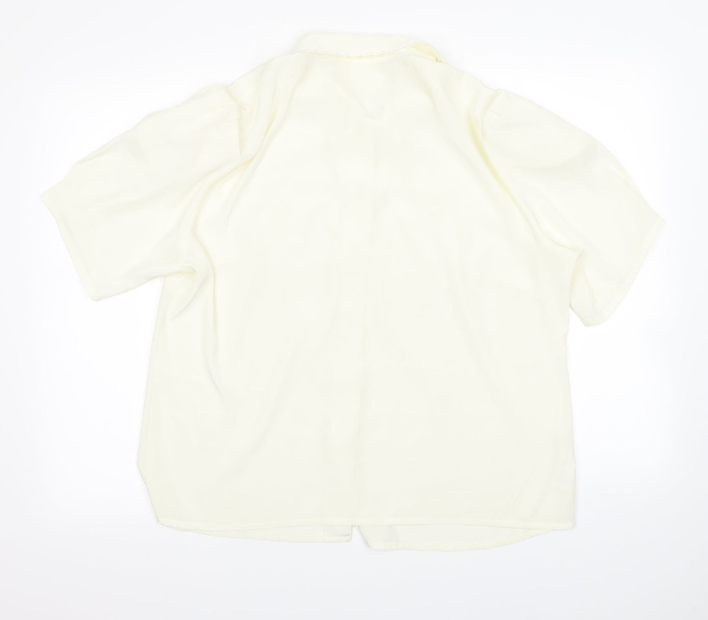 Preworn Womens Beige   Basic Blouse Size 18