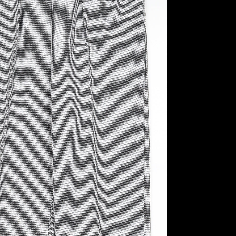 Preworn Womens White Paisley  Trousers  Size 16 L23 in