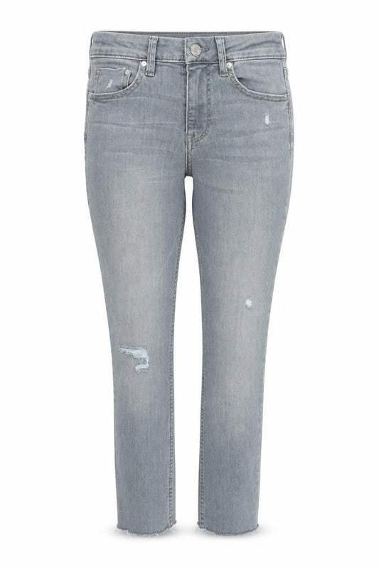 &Denim Womens Grey  Denim Skinny Jeans Size 10 L25 in