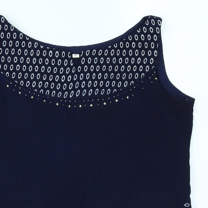 Preworn Womens Blue   Basic Blouse Size S
