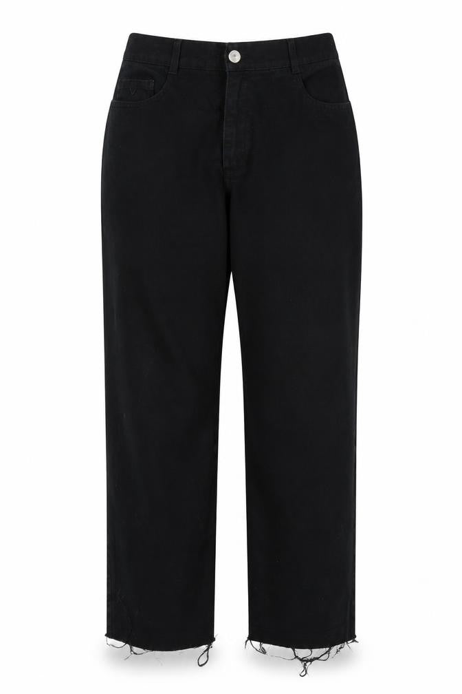 Vunic Womens Black  Denim Straight Jeans Size 30 in L23 in