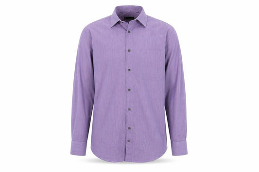 BHS Mens Purple    Button-Up Size 15