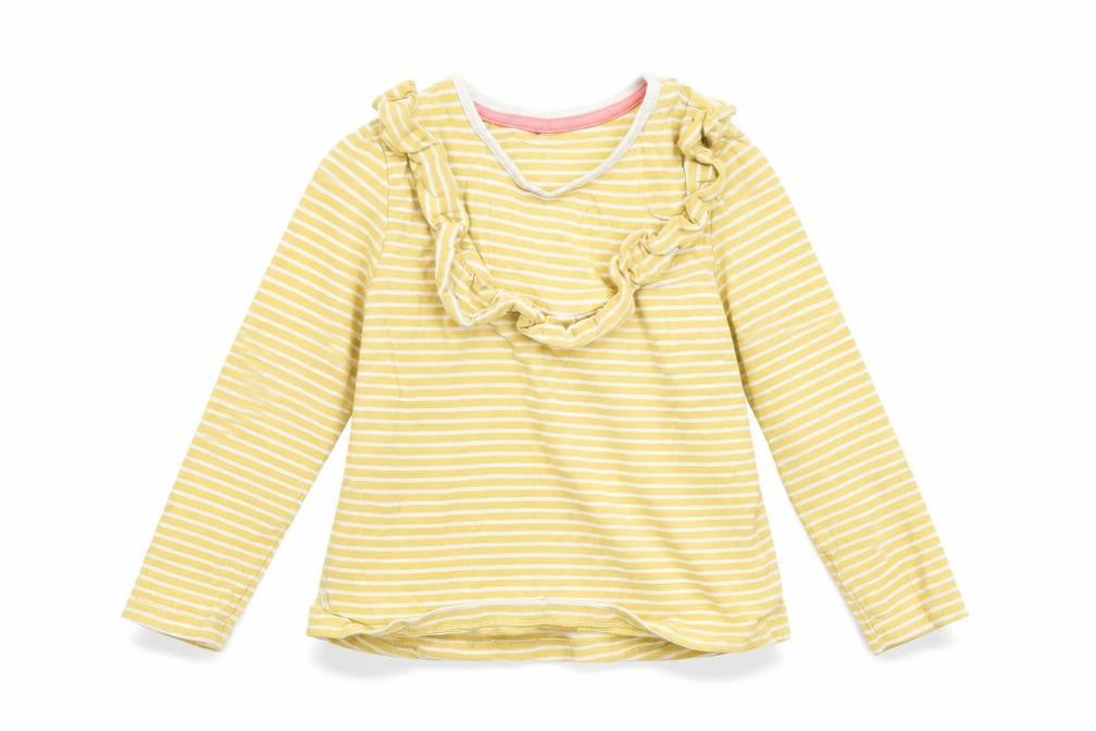 Mini Club Girls Yellow Striped  Basic  Size 2-3 Years
