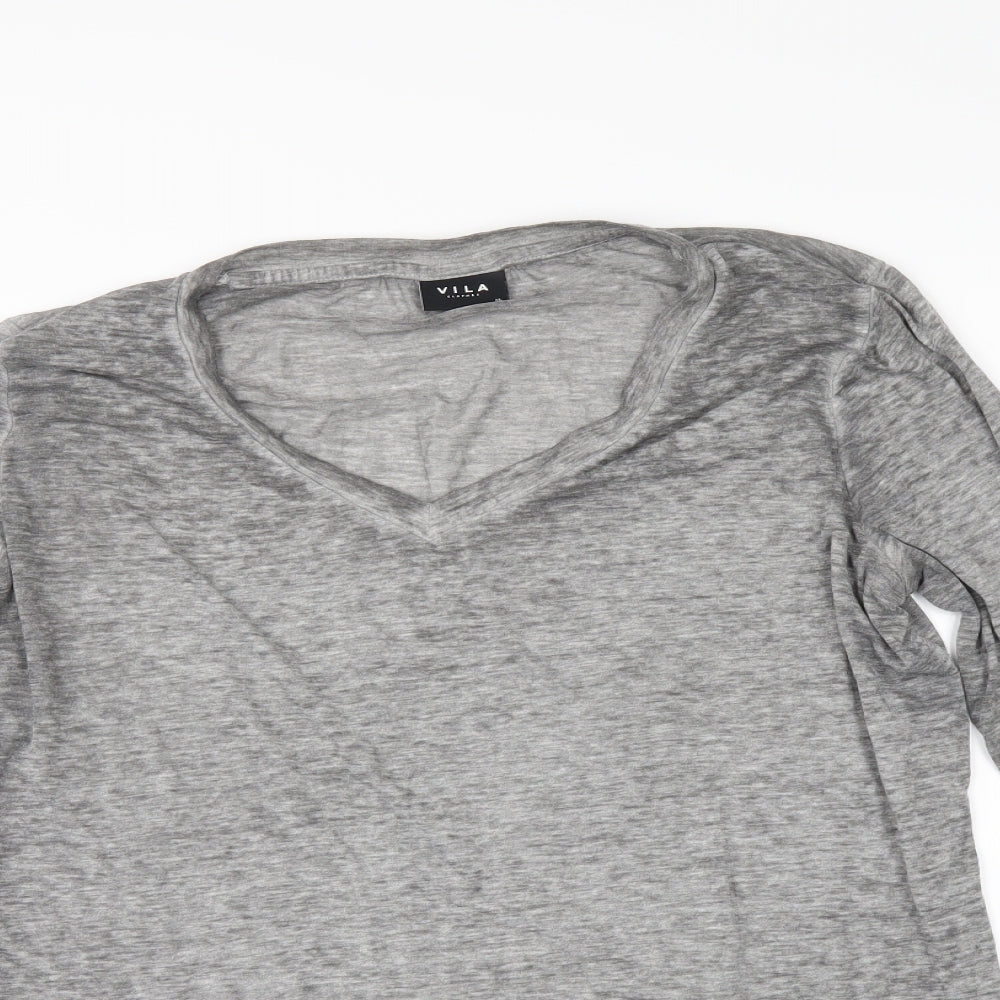 Villa Womens Grey   Basic T-Shirt Size XL