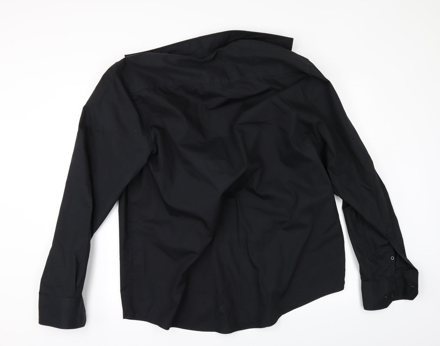 TU Mens Black    Button-Up