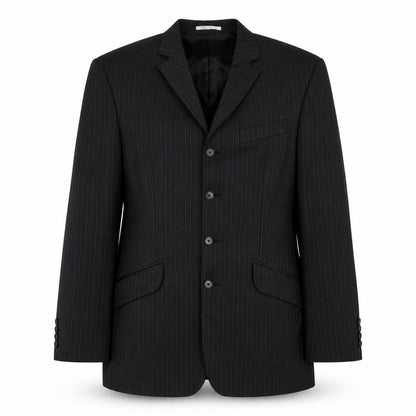 Next Womens Blue Striped  Jacket Suit Jacket Size 4