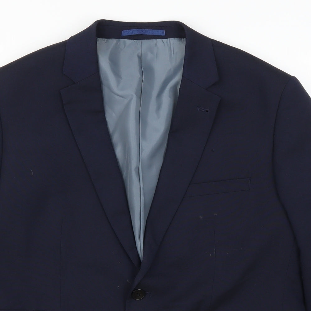 Burton Mens Blue   Jacket Suit Jacket Size 42