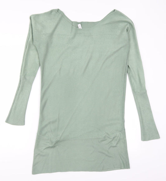 Look Womens Green   Jumper Dress  Size M