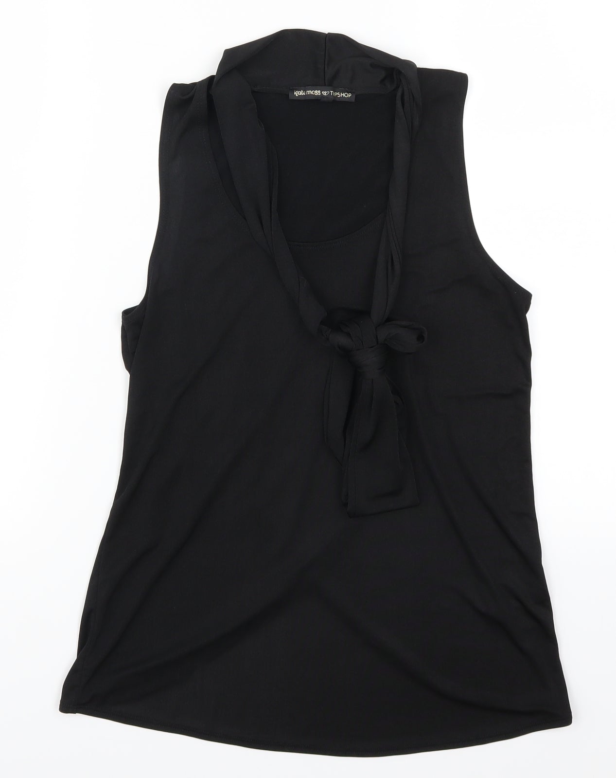 Topshop Womens Black   Basic Tank Size 10