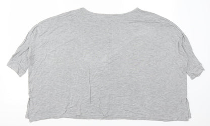 Next Womens Grey   Basic T-Shirt Size 10
