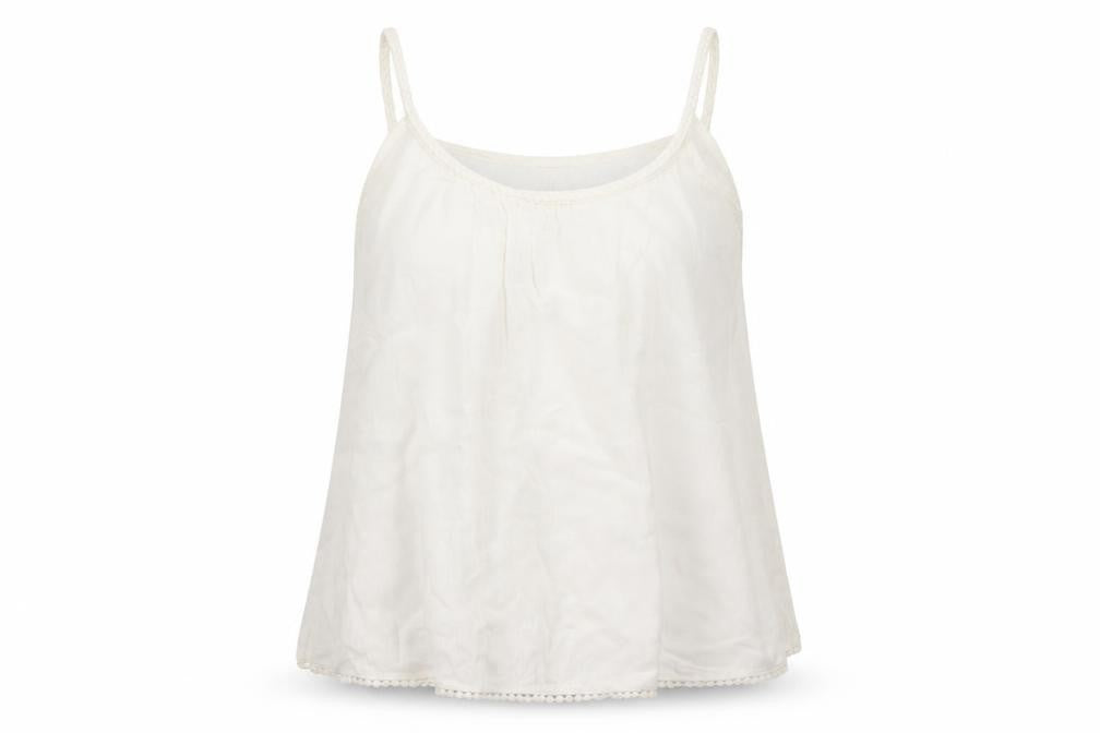 New Look Womens White   Basic Tank Size 6